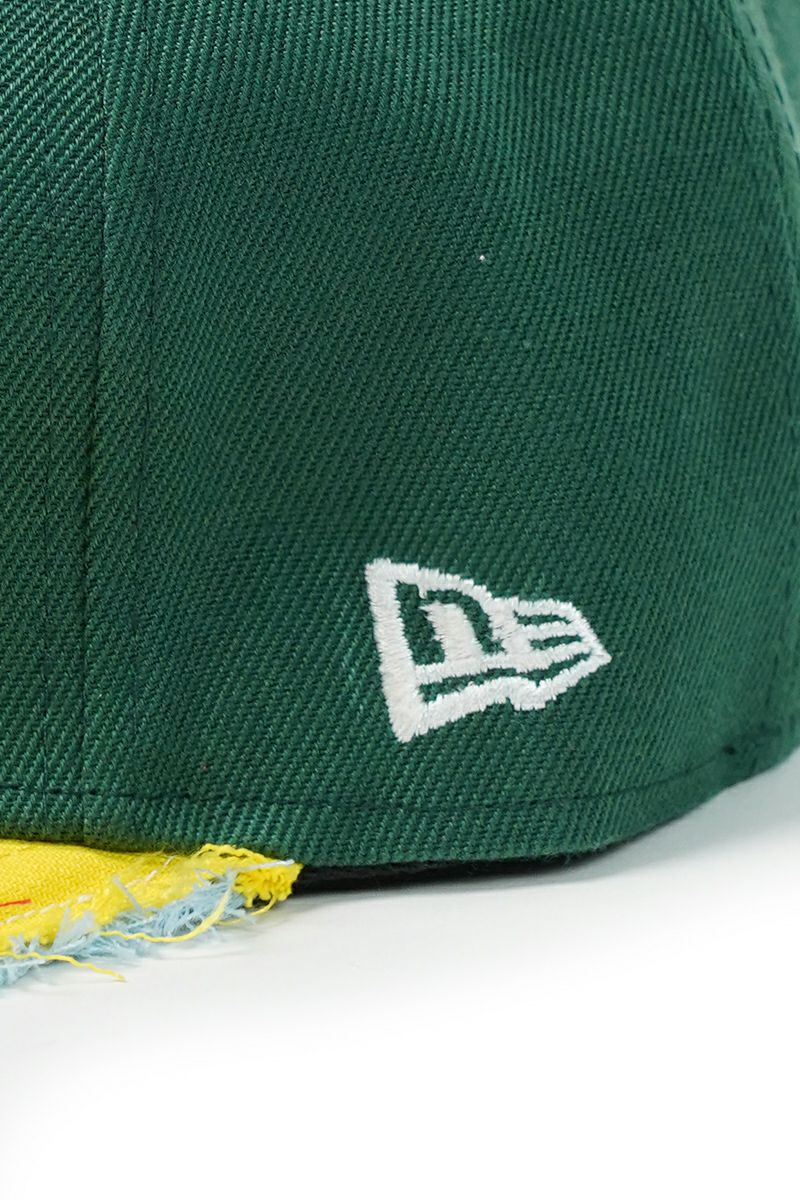 STUDIO U(スタジオユー)Oakland Athletics(オークランド アスレチックス) NEW ERA(ニューエラ) CUSTOM FITTED DISTRESSED CAP カスタムフィットディストレスト キャップ -10