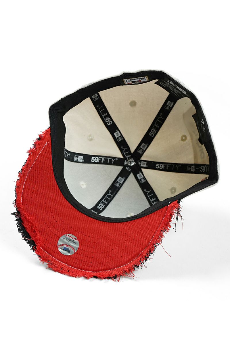STUDIO U(スタジオユー)Chicago White Sox(シカゴ ホワイトソックス) NEW ERA(ニューエラ) CUSTOM FITTED DISTRESSED CAP カスタムフィットディストレスト キャップ -4