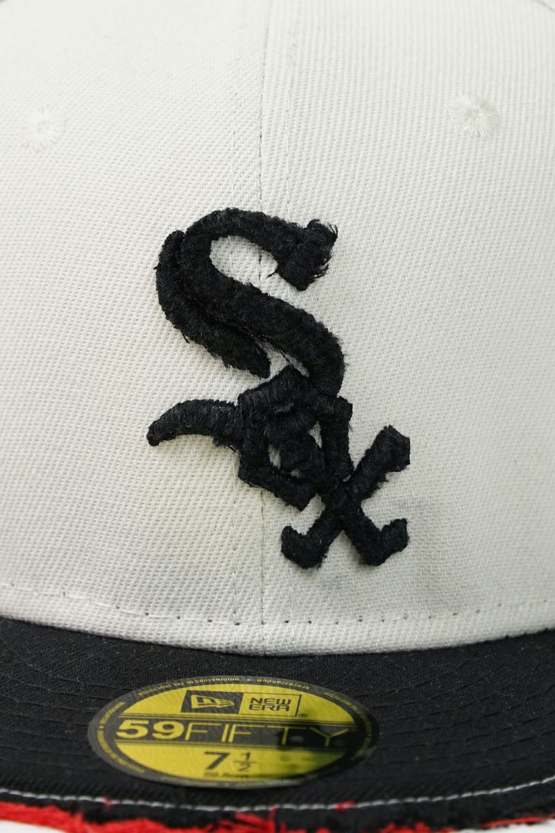 STUDIO U(スタジオユー)Chicago White Sox(シカゴ ホワイトソックス) NEW ERA(ニューエラ) CUSTOM FITTED DISTRESSED CAP カスタムフィットディストレスト キャップ -5