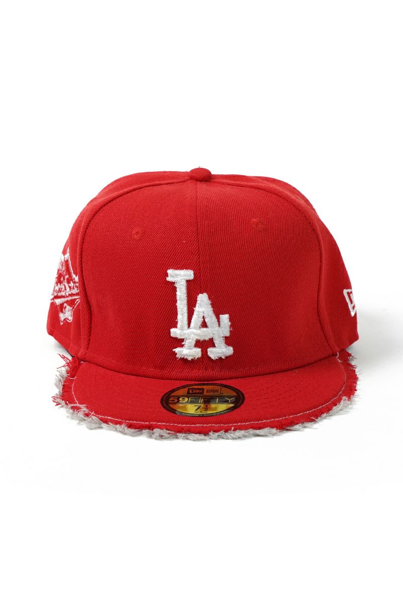 STUDIO U(スタジオユー)Los Angeles Dodgers(ロサンゼルス ドジャース) NEW ERA(ニューエラ) CUSTOM FITTED DISTRESSED CAP カスタムフィットディストレスト キャップ -1