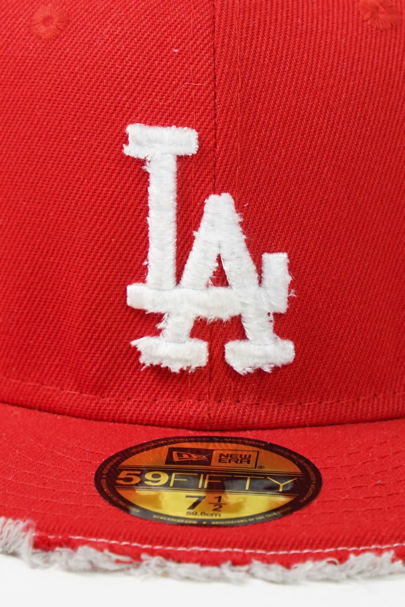 STUDIO U(スタジオユー)Los Angeles Dodgers(ロサンゼルス ドジャース) NEW ERA(ニューエラ) CUSTOM FITTED DISTRESSED CAP カスタムフィットディストレスト キャップ -5