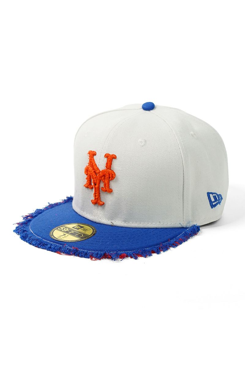 STUDIO U(スタジオユー)New York Mets(ニューヨーク メッツ) NEW ERA(ニューエラ) CUSTOM FITTED DISTRESSED CAP カスタムフィットディストレスト キャップ