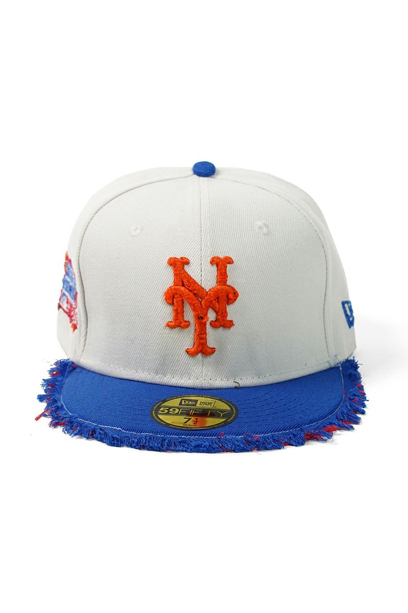 STUDIO U(スタジオユー)New York Mets(ニューヨーク メッツ) NEW ERA(ニューエラ) CUSTOM FITTED DISTRESSED CAP カスタムフィットディストレスト キャップ -1