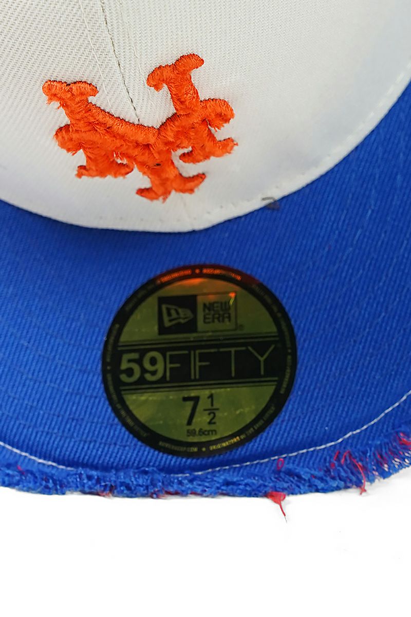 STUDIO U(スタジオユー)New York Mets(ニューヨーク メッツ) NEW ERA(ニューエラ) CUSTOM FITTED DISTRESSED CAP カスタムフィットディストレスト キャップ -7