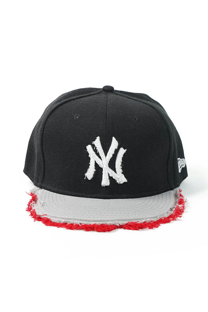 STUDIO U(スタジオユー)New York Yankees(ニューヨーク ヤンキース) NEW ERA(ニューエラ) CUSTOM FITTED DISTRESSED CAP カスタムフィットディストレスト キャップ -1