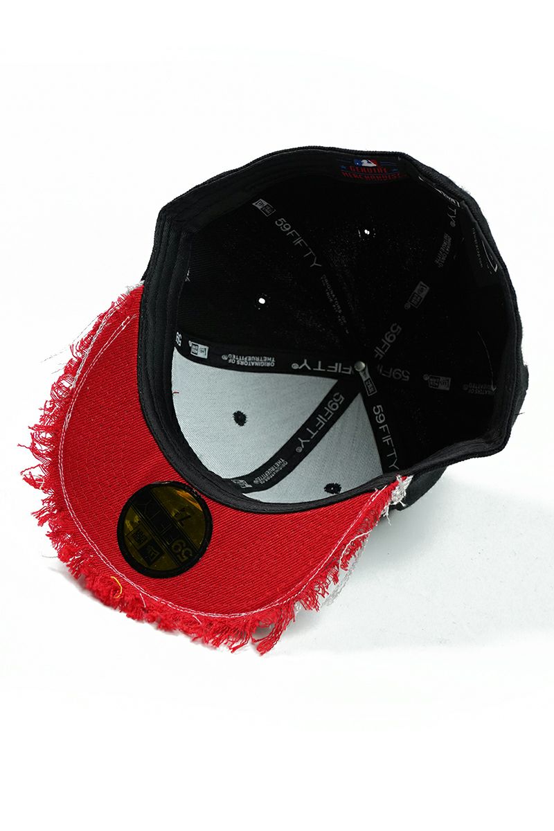 STUDIO U(スタジオユー)New York Yankees(ニューヨーク ヤンキース) NEW ERA(ニューエラ) CUSTOM FITTED DISTRESSED CAP カスタムフィットディストレスト キャップ -4