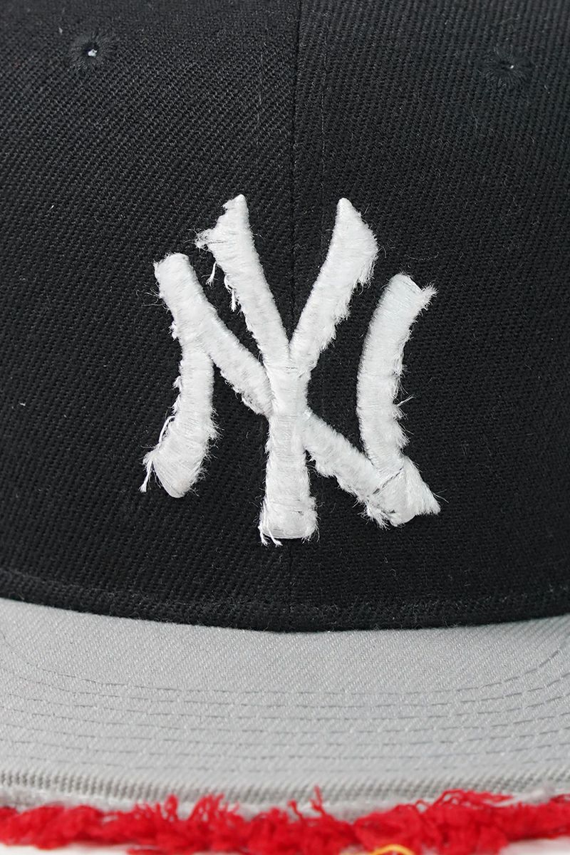 STUDIO U(スタジオユー)New York Yankees(ニューヨーク ヤンキース) NEW ERA(ニューエラ) CUSTOM FITTED DISTRESSED CAP カスタムフィットディストレスト キャップ -5