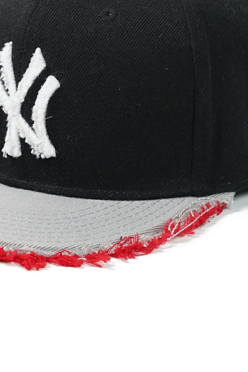 STUDIO U(スタジオユー)New York Yankees(ニューヨーク ヤンキース) NEW ERA(ニューエラ) CUSTOM FITTED DISTRESSED CAP カスタムフィットディストレスト キャップ -6