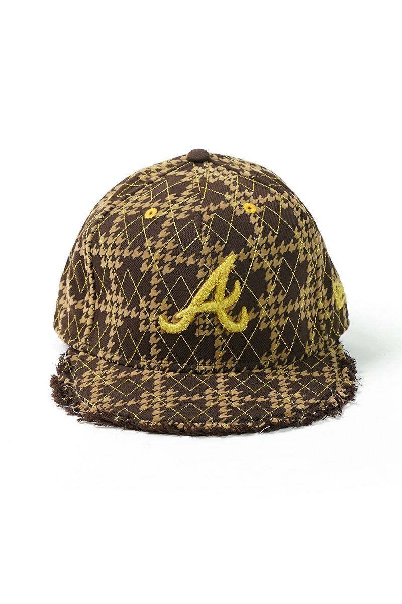 STUDIO U(スタジオユー)Atlanta Braves(アトランタ ブレーブス) NEW ERA(ニューエラ) CUSTOM FITTED DISTRESSED CAP カスタムフィットディストレスト キャップ -1