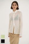 CLANE(クラネ)LADY LACE SHIRT レディーレースシャツ 18105-1102