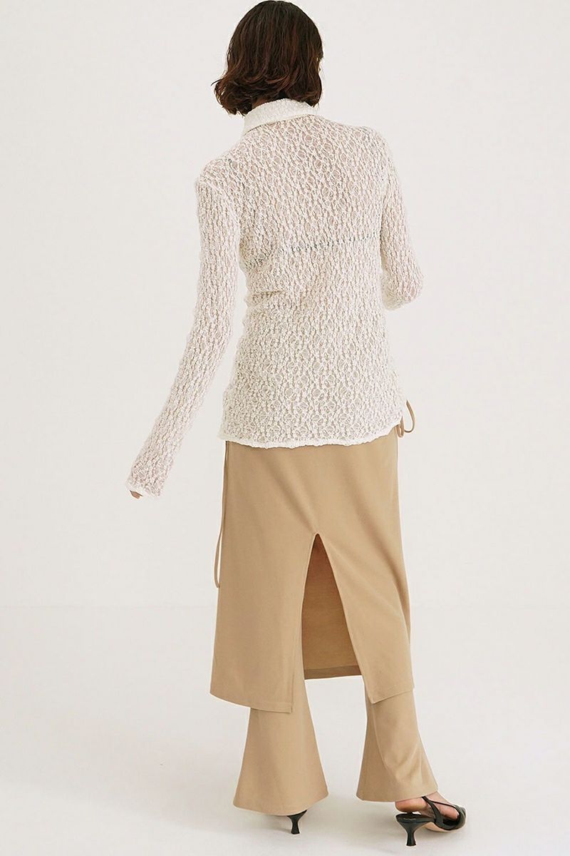 CLANE(クラネ)LADY LACE SHIRT レディーレースシャツ 18105-1102 -3