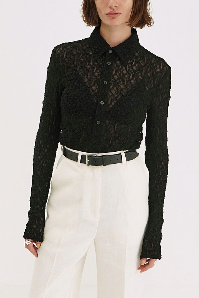 CLANE(クラネ)LADY LACE SHIRT レディーレースシャツ 18105-1102 -15