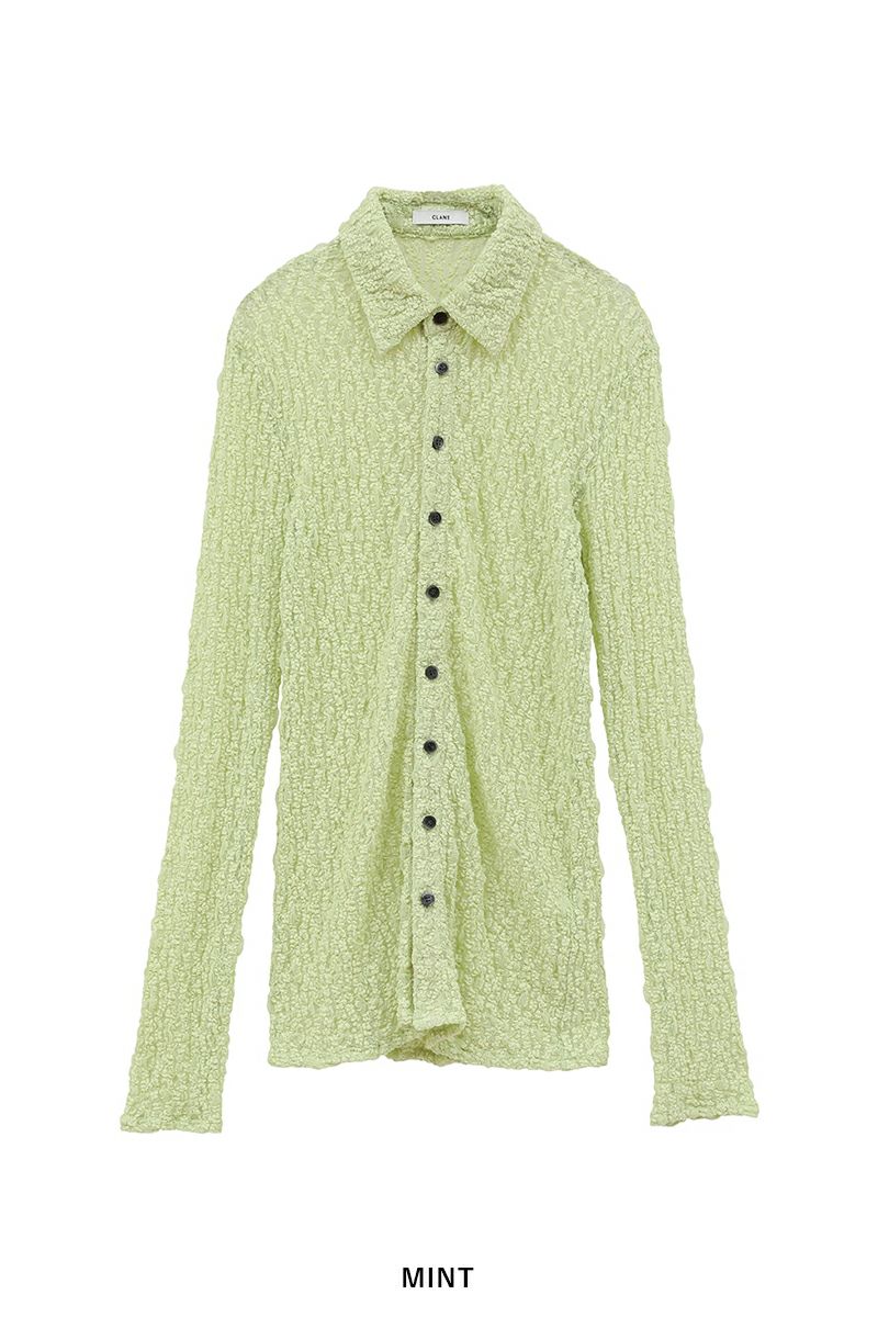 CLANE(クラネ)LADY LACE SHIRT レディーレースシャツ 18105-1102 -19