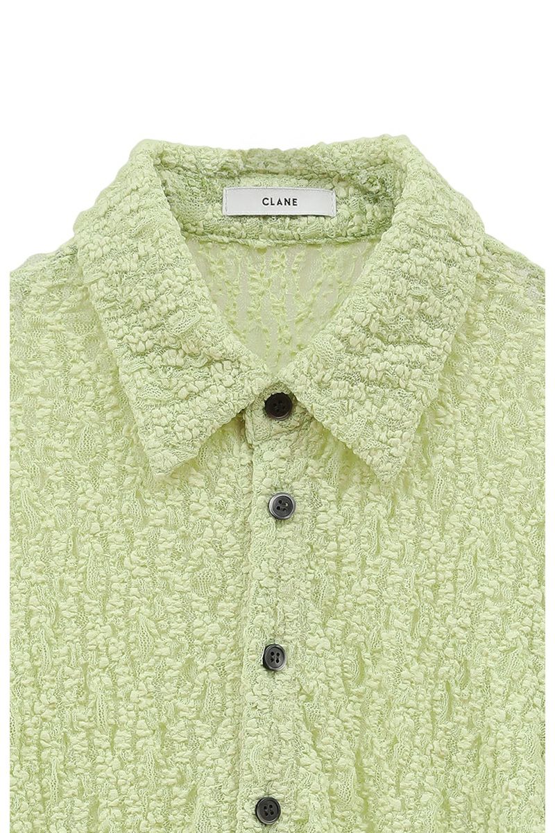 【タグ付新品】CLANE LADY LACE SHIRT MINT 楽天市場】クラネ CLANE LADY LACE SHIRT （MINT） : LOCOMALL
