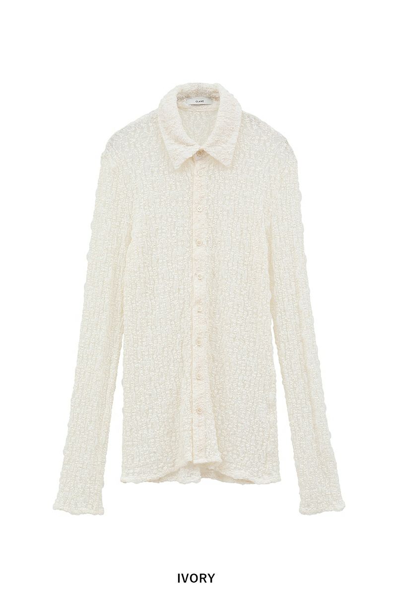 CLANE(クラネ)LADY LACE SHIRT レディーレースシャツ 18105-1102 -26