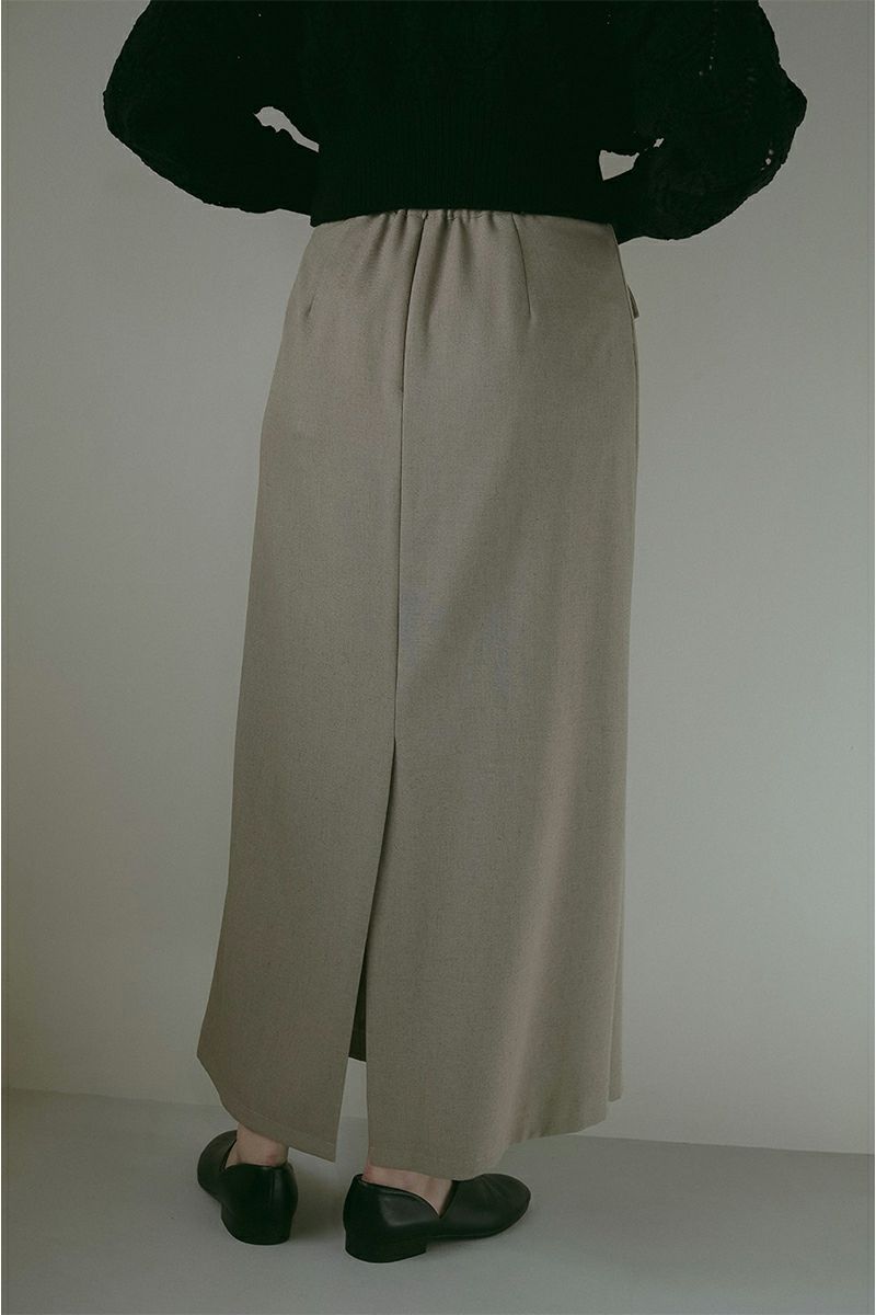 MANOF(マノフ)LINE WRAP SKIRT ラインラップスカート 88109-6012 -5