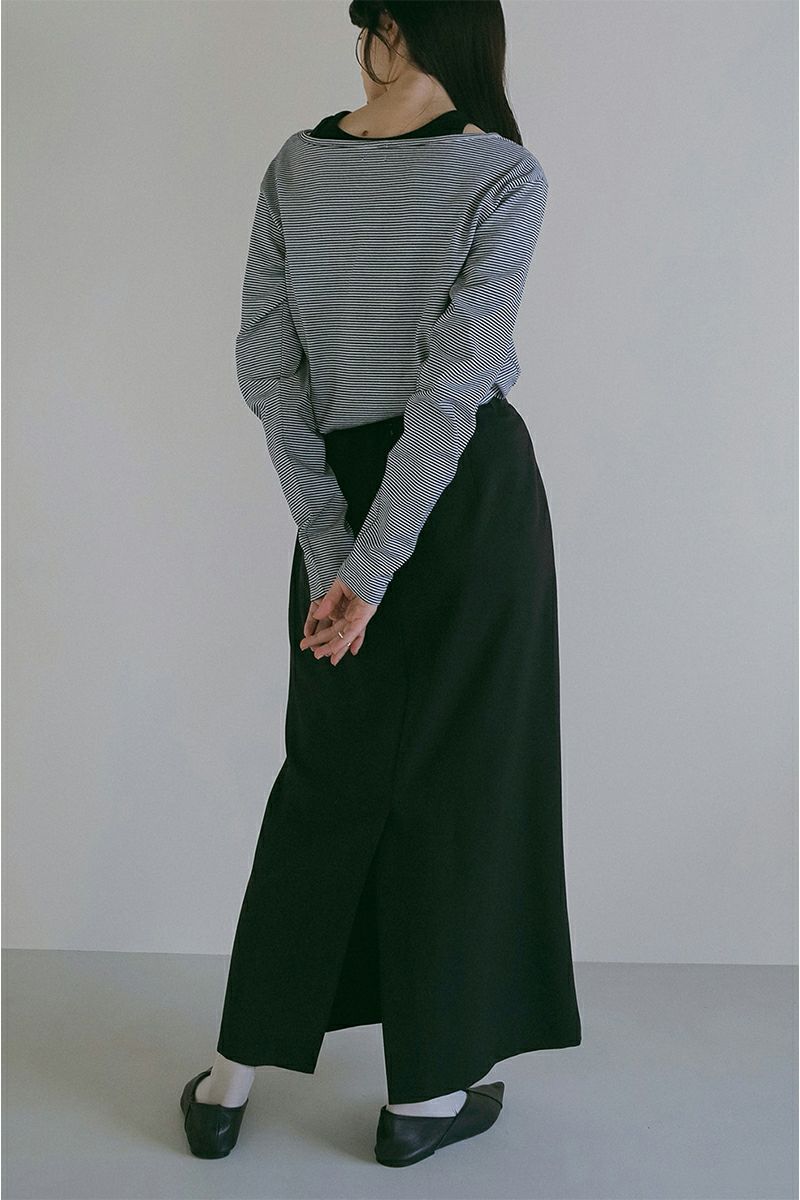 MANOF(マノフ)LINE WRAP SKIRT ラインラップスカート 88109-6012 -8