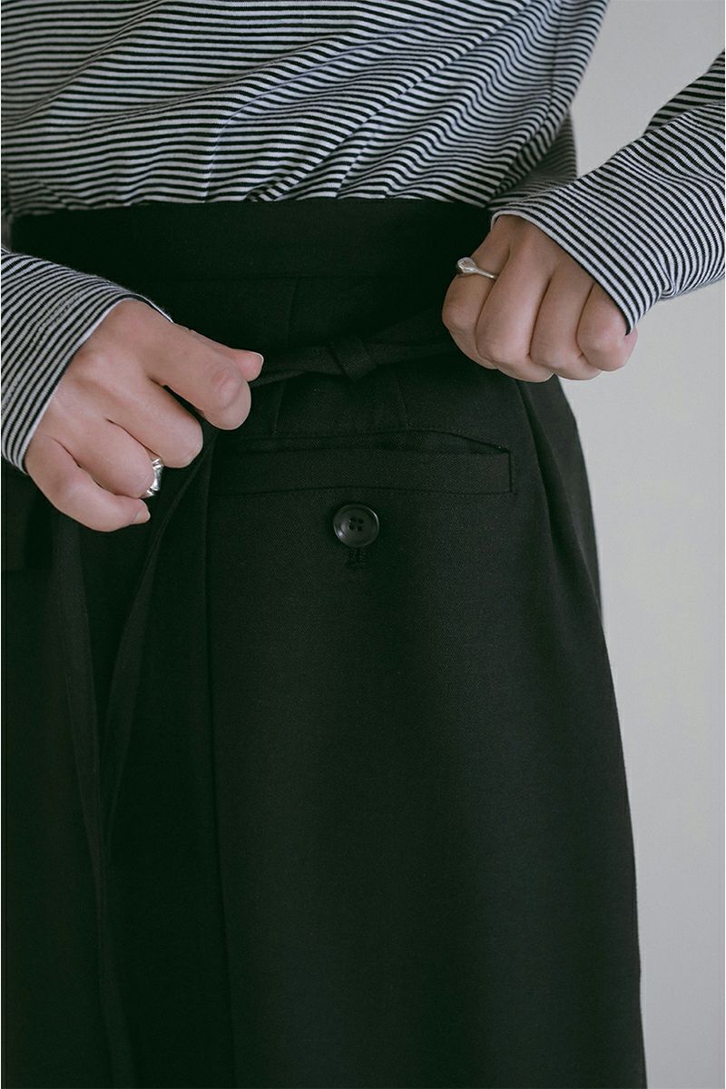 MANOF(マノフ)LINE WRAP SKIRT ラインラップスカート 88109-6012 -14