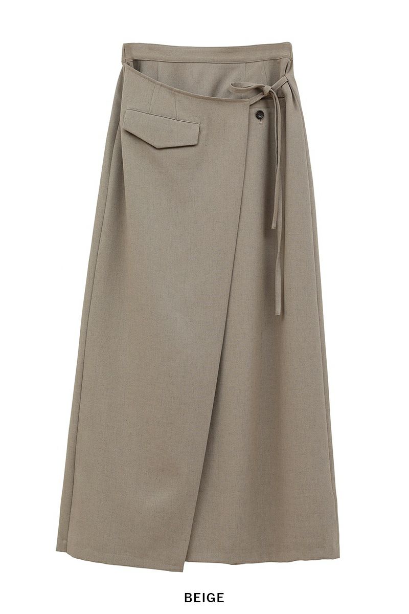 MANOF(マノフ)LINE WRAP SKIRT ラインラップスカート 88109-6012 -15