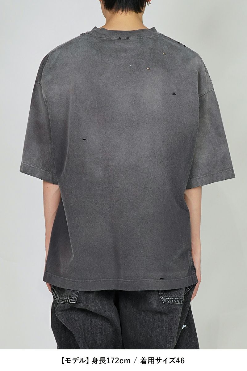 Maison Mihara Yasuhiro サンフェード ダメージ T シャツ Maison MIHARA YASUHIRO - サンフェードティーシャツ - sun
