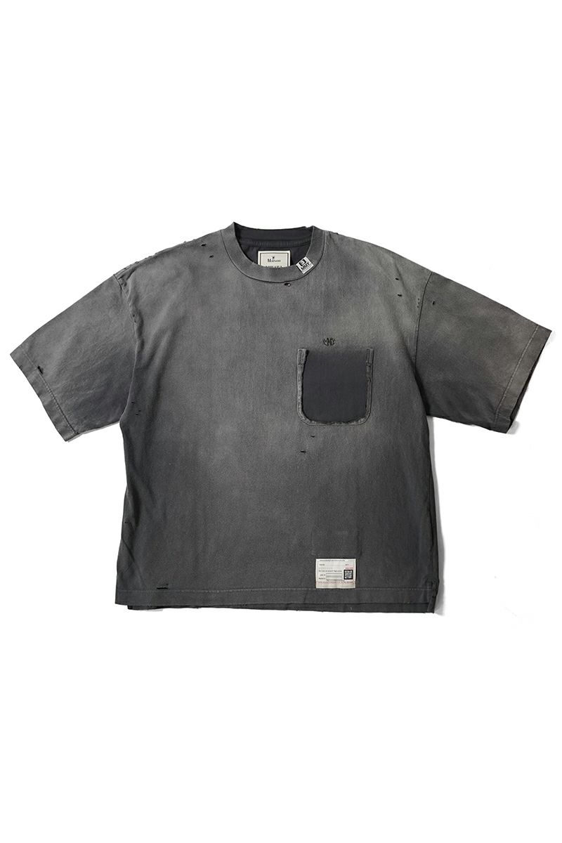 メゾンミハラヤスヒロ メンズ 半袖Tシャツ A12TS651 BLACK メゾンミハラヤスヒロ メンズ 半袖Tシャツ A12TS651 BLACK