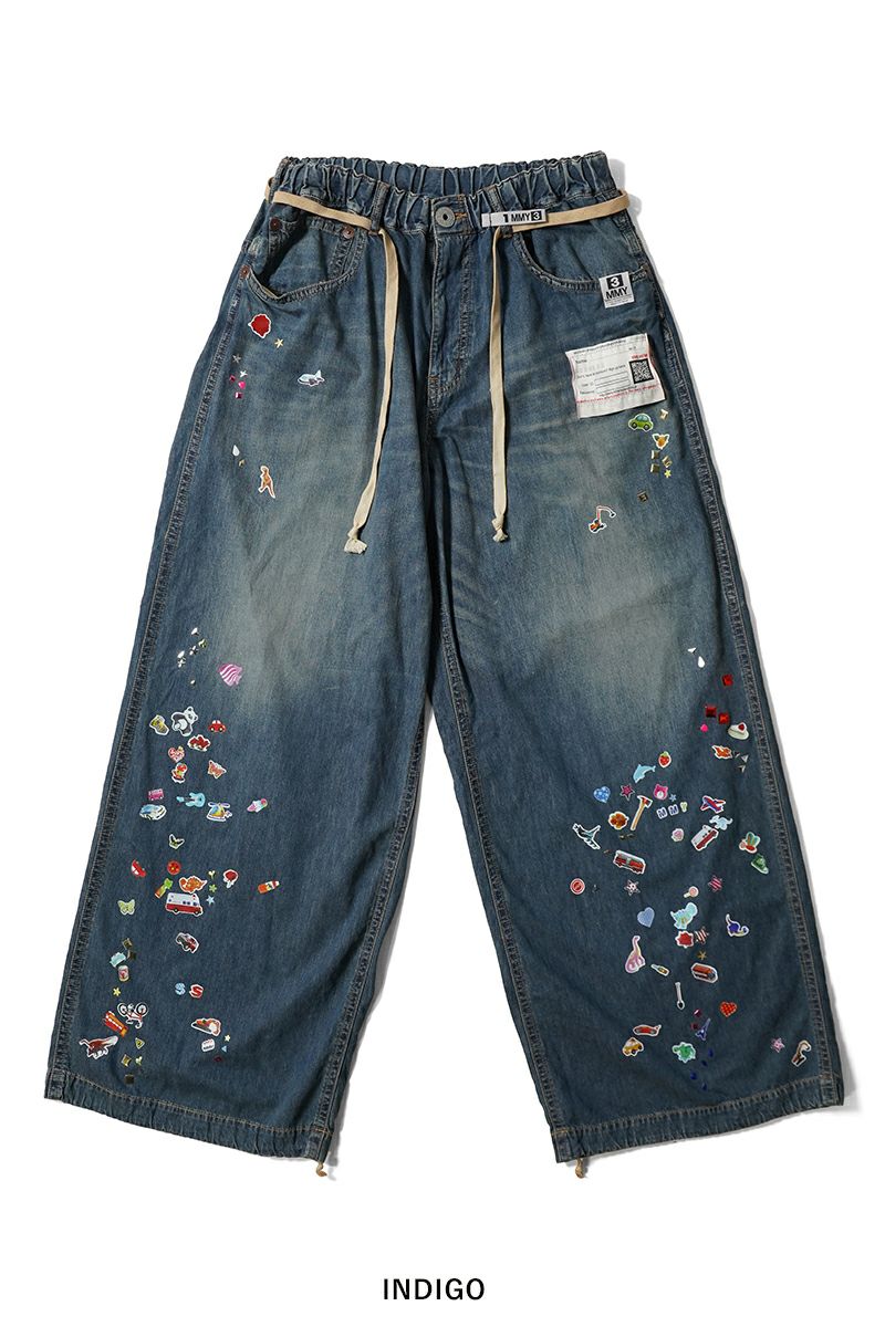 Maison MIHARA YASUHIRO(メゾン ミハラヤスヒロ)HUGE DETAIL STICKER JEANS フュージ ディティールステッカージーンズ B14PT072 -25