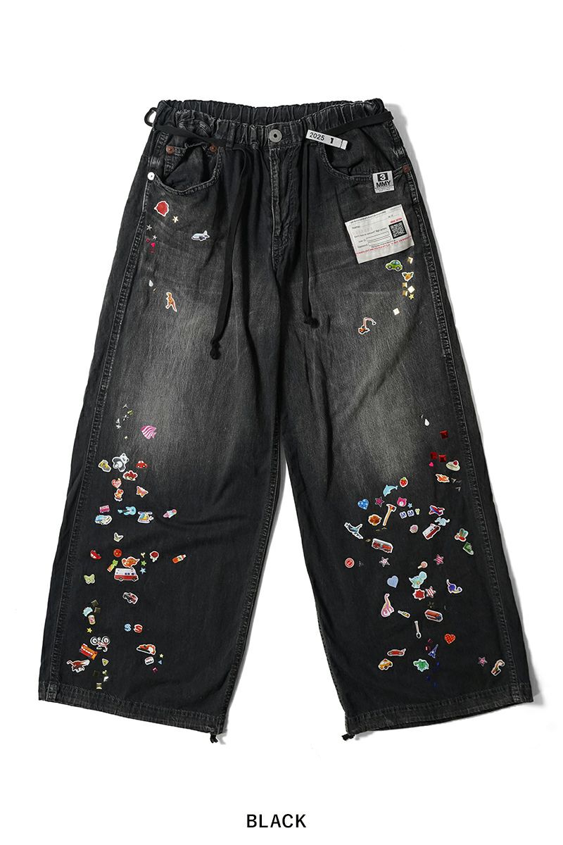 Maison MIHARA YASUHIRO(メゾン ミハラヤスヒロ)HUGE DETAIL STICKER JEANS フュージ ディティールステッカージーンズ B14PT072 -26