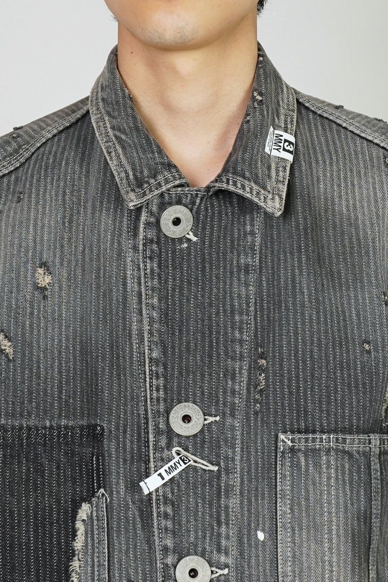 Maison MIHARA YASUHIRO(メゾン ミハラヤスヒロ)AGED CHORE JACKET エイジドチョアジャケット J14BL131 -2