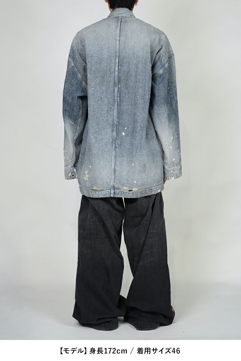 Maison MIHARA YASUHIRO(メゾン ミハラヤスヒロ)AGED CHORE JACKET エイジドチョアジャケット J14BL131 -11