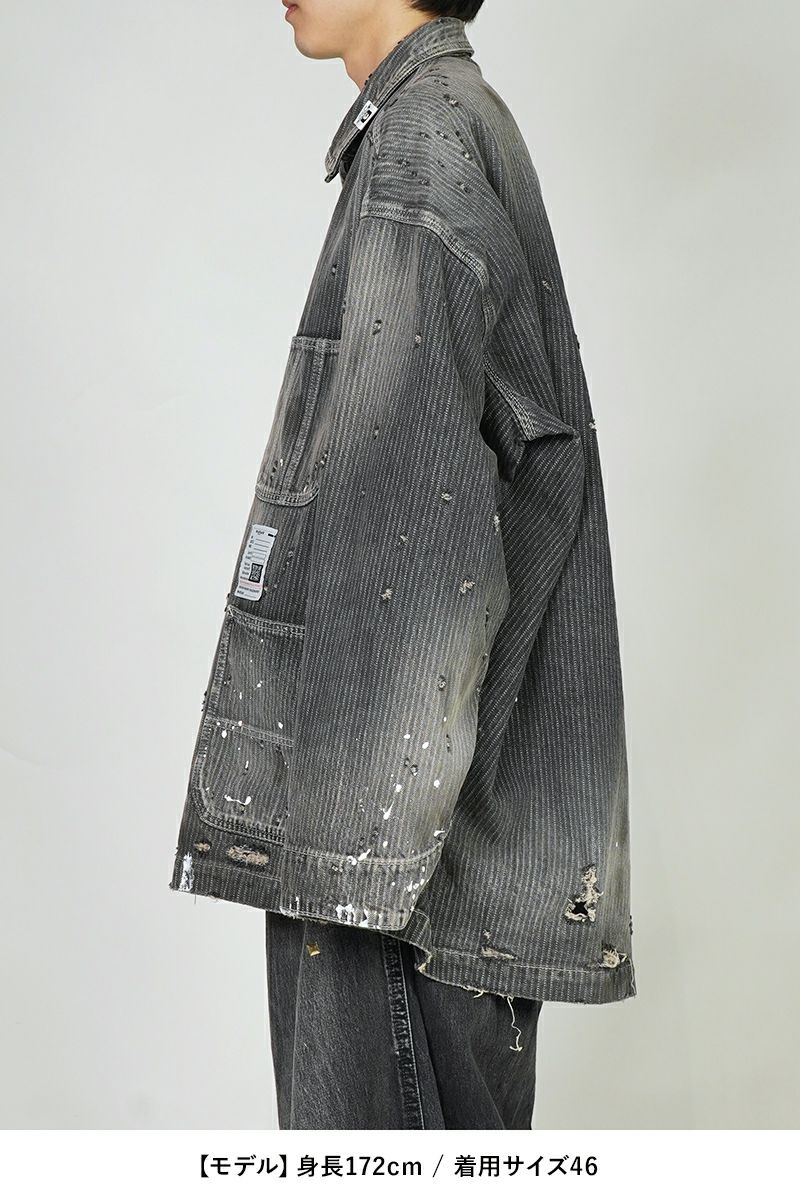 Maison MIHARA YASUHIRO(メゾン ミハラヤスヒロ)AGED CHORE JACKET エイジドチョアジャケット J14BL131 -13