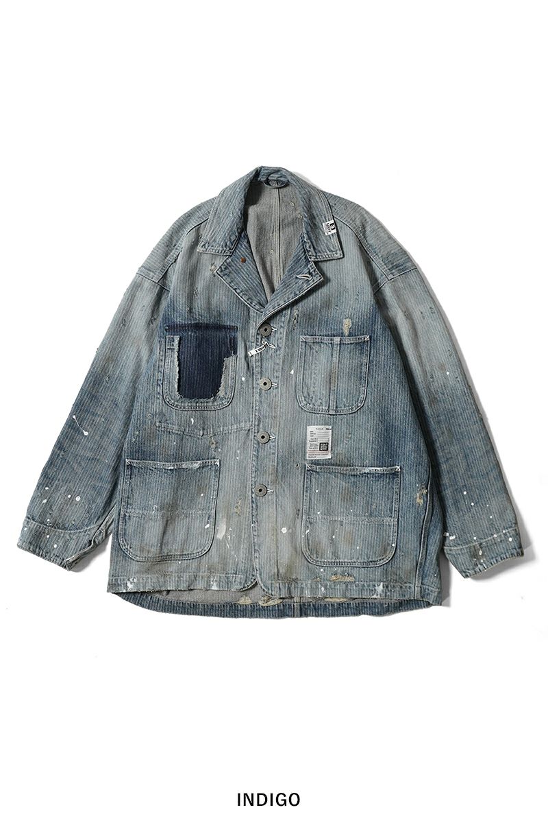 Maison MIHARA YASUHIRO(メゾン ミハラヤスヒロ)AGED CHORE JACKET エイジドチョアジャケット J14BL131 -23