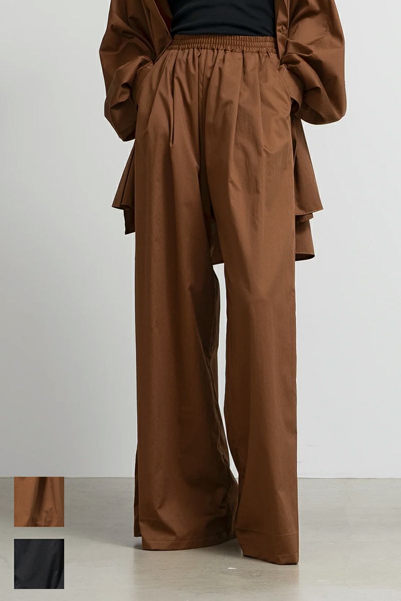 Graphpaper(グラフペーパー)Silicon Poplin Two Tuck Pants シリコンポプリンツータックパンツ GL251-40151
