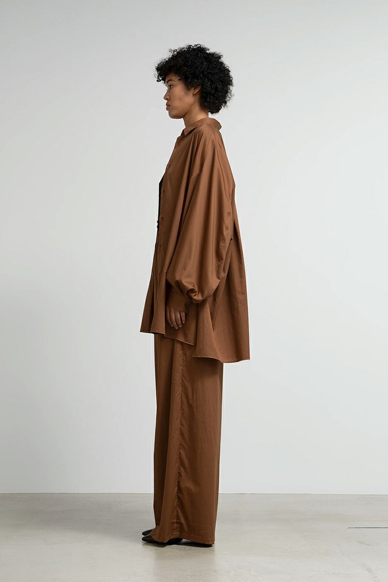 Graphpaper(グラフペーパー)Silicon Poplin Two Tuck Pants シリコンポプリンツータックパンツ GL251-40151 -3