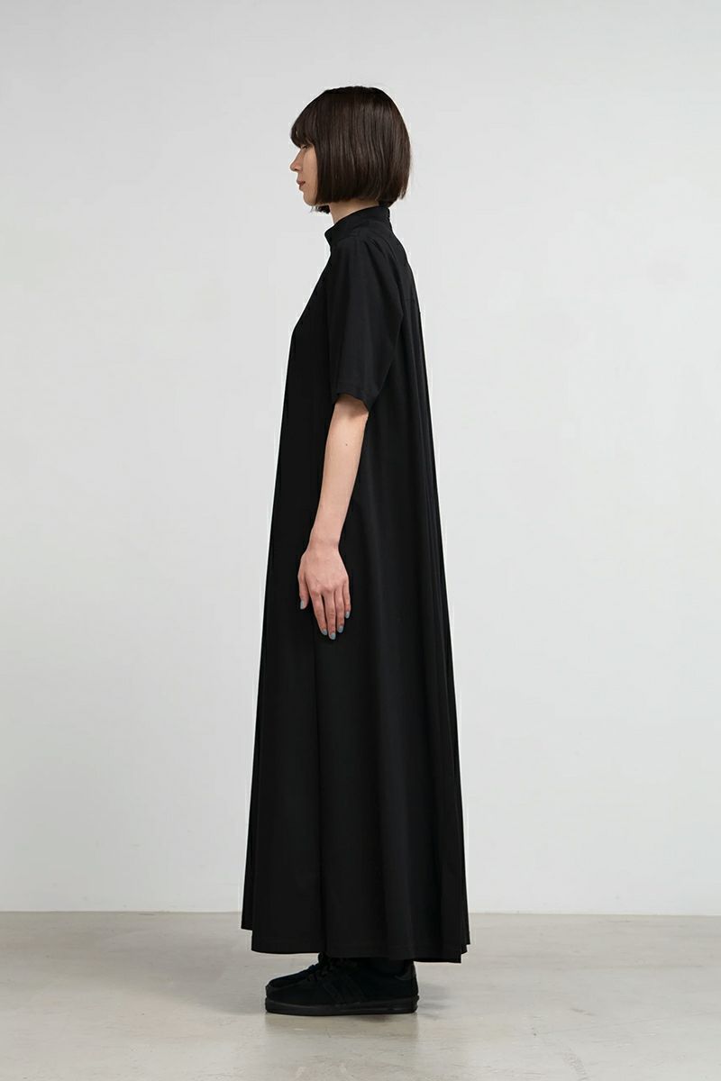 Graphpaper(グラフペーパー)Fine Smooth Mock Neck Panel Line Dress ファインスムースモックネックパネルラインドレス GL251-70200B -2