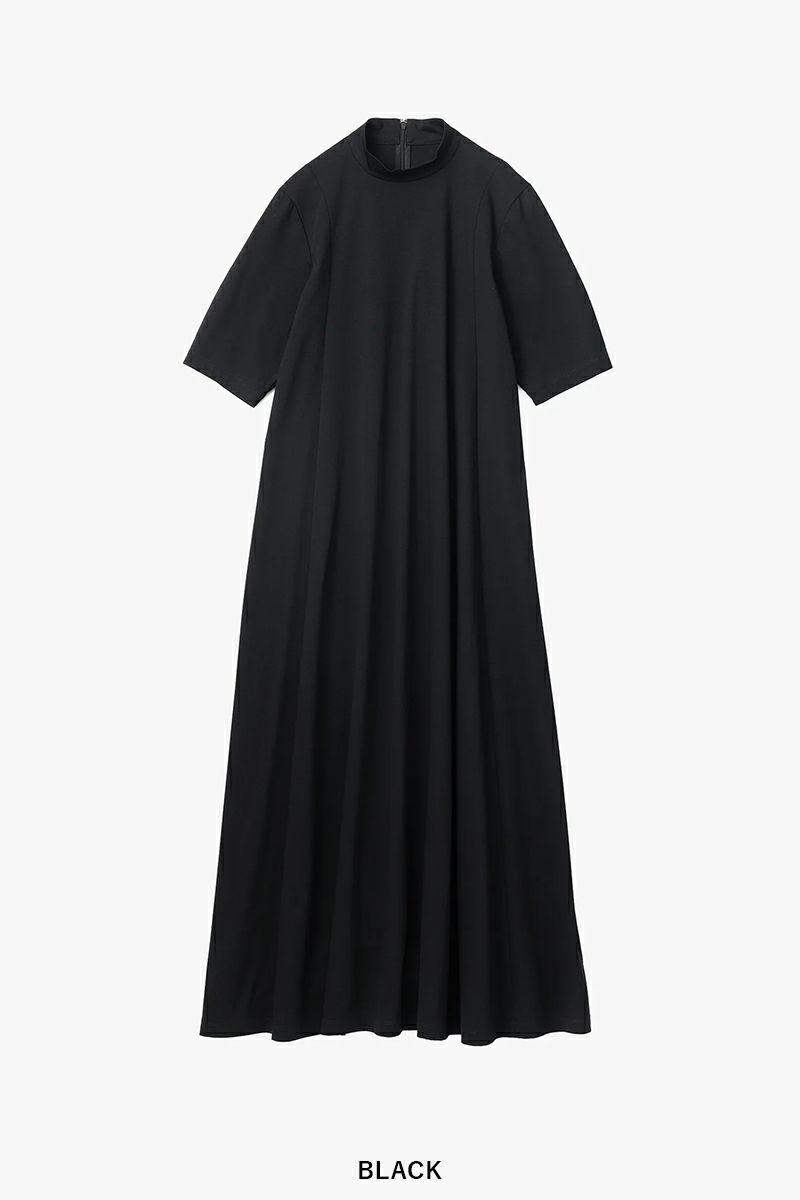 Graphpaper(グラフペーパー)Fine Smooth Mock Neck Panel Line Dress ファインスムースモックネックパネルラインドレス GL251-70200B -7