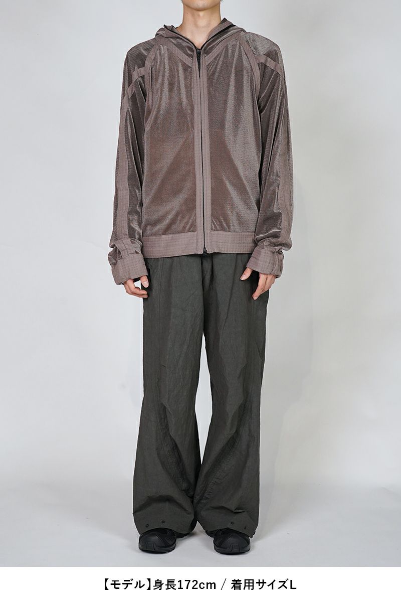 JIAN YE(ジェンイェ)MESH HOODIE 参 メッシュフーディー JI-25SS-HD02 -7