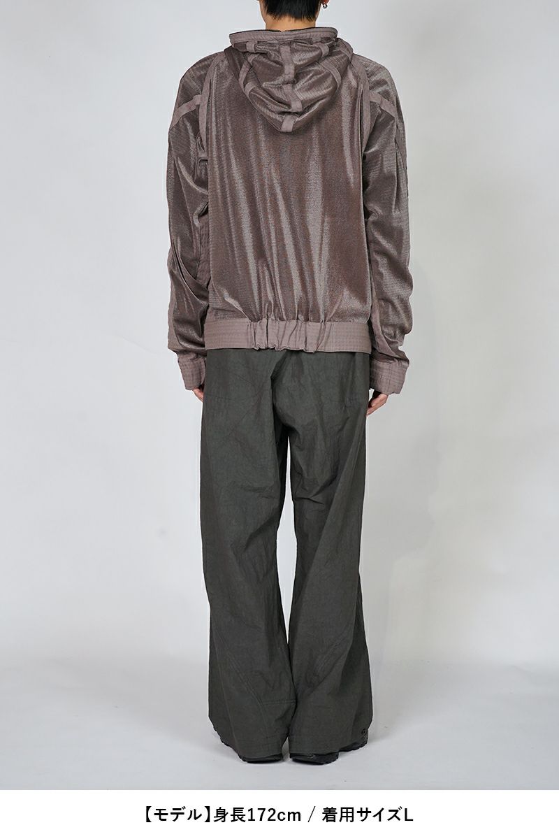 JIAN YE(ジェンイェ)MESH HOODIE 参 メッシュフーディー JI-25SS-HD02 -8