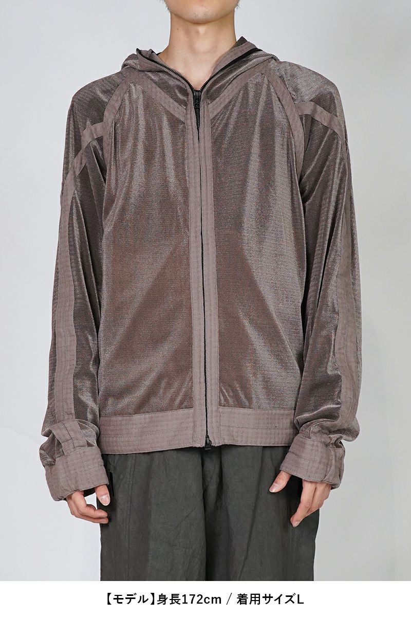 JIAN YE(ジェンイェ)MESH HOODIE 参 メッシュフーディー JI-25SS-HD02 -9