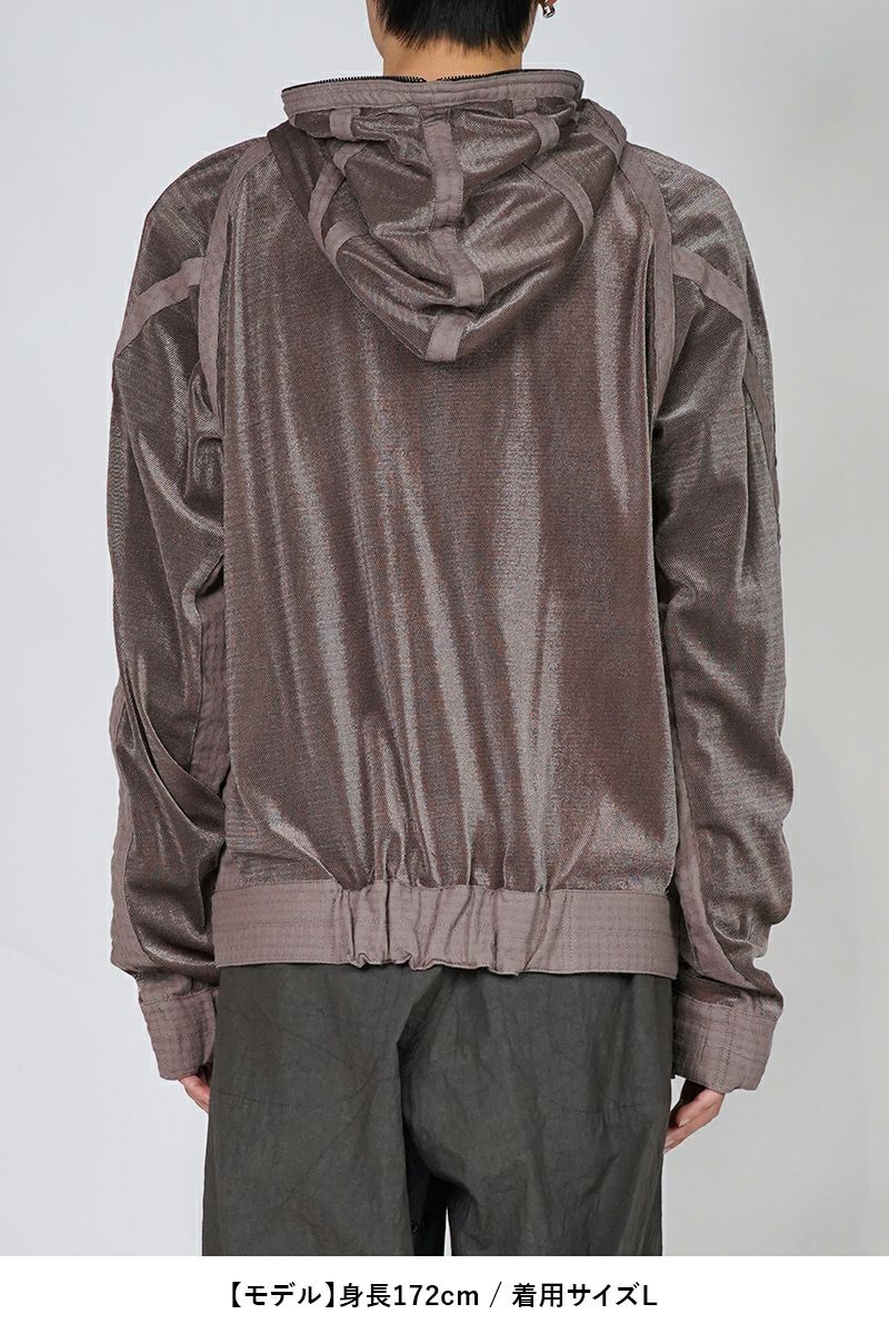 JIAN YE(ジェンイェ)MESH HOODIE 参 メッシュフーディー JI-25SS-HD02 -11
