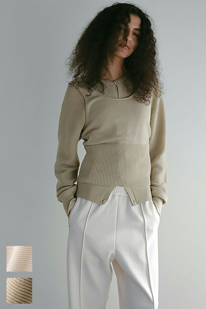 ETRE TOKYO(エトレトウキョウ)アンサンブルニットトップス 1225111023