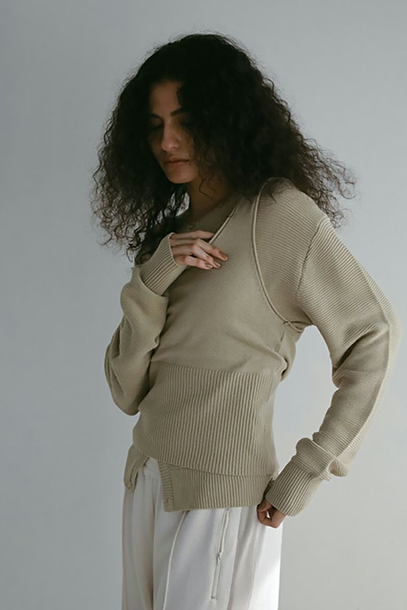 ETRE TOKYO(エトレトウキョウ)アンサンブルニットトップス 1225111023 -2