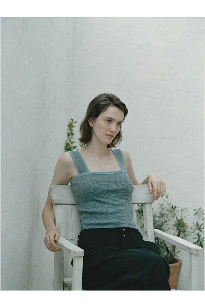 MY___(マイ)Miller x MY SQUARE BARE TOP ミラー スクエアベアトップ 251-61109 -1