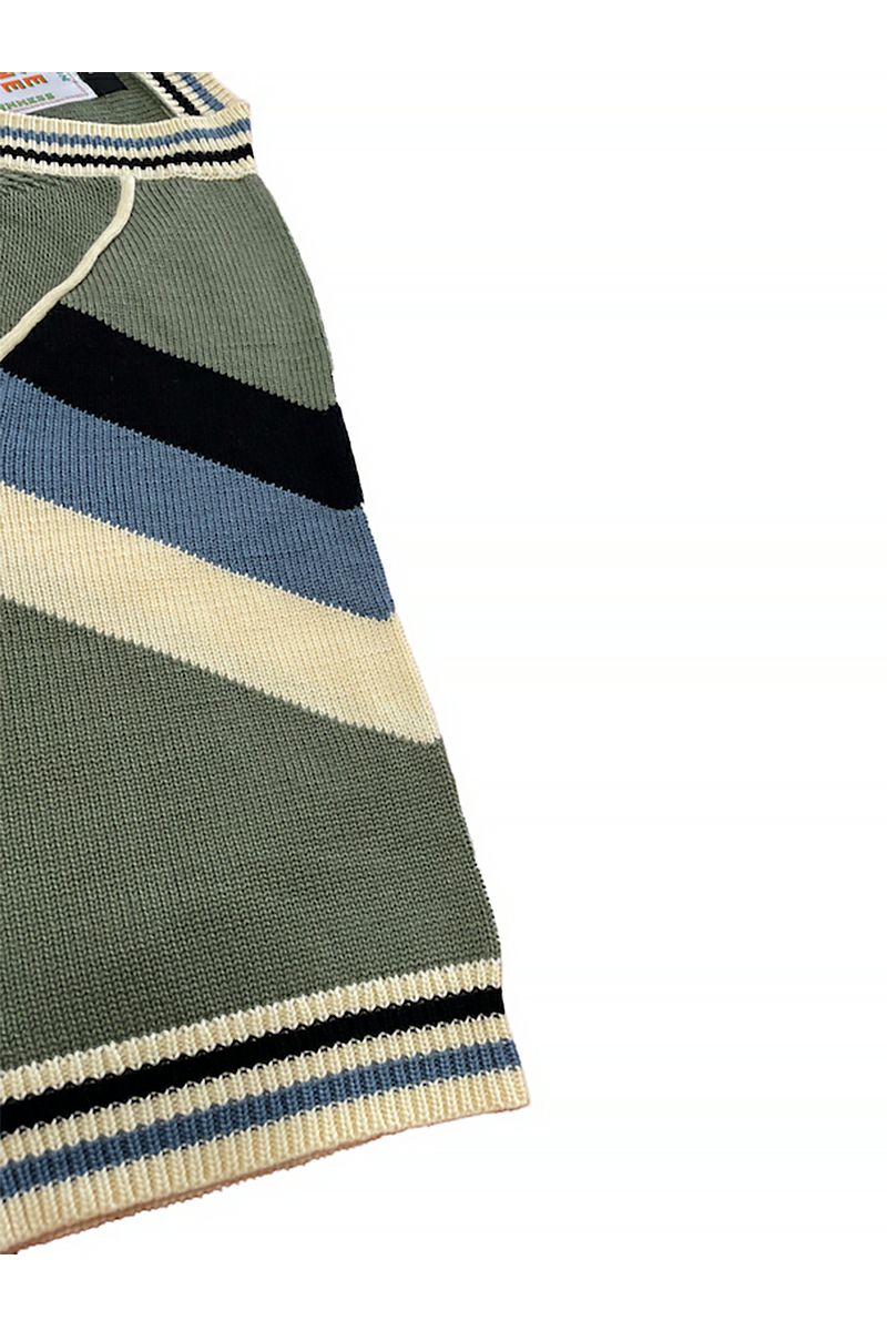 RICE NINE TEN(ライスナインテン)KNITTING GAME SHIRT ニッティングゲームシャツ KN-SSOC -23