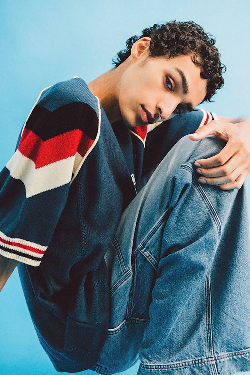 RICE NINE TEN(ライスナインテン)KNITTING GAME SHIRT ニッティングゲームシャツ KN-SSOC -24