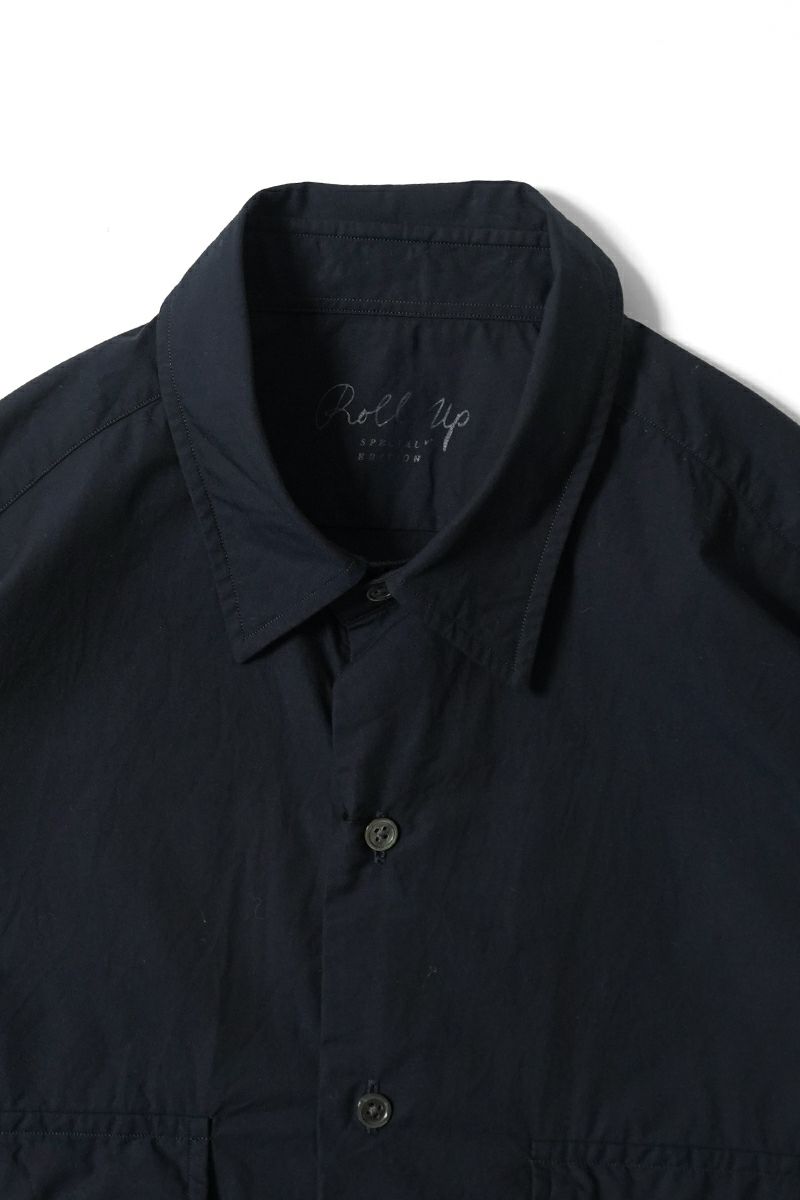Porter Classic(ポータークラシック)；ROLL UP COTTON SHIRT ロールアップコットンシャツ PC-016-3359；03