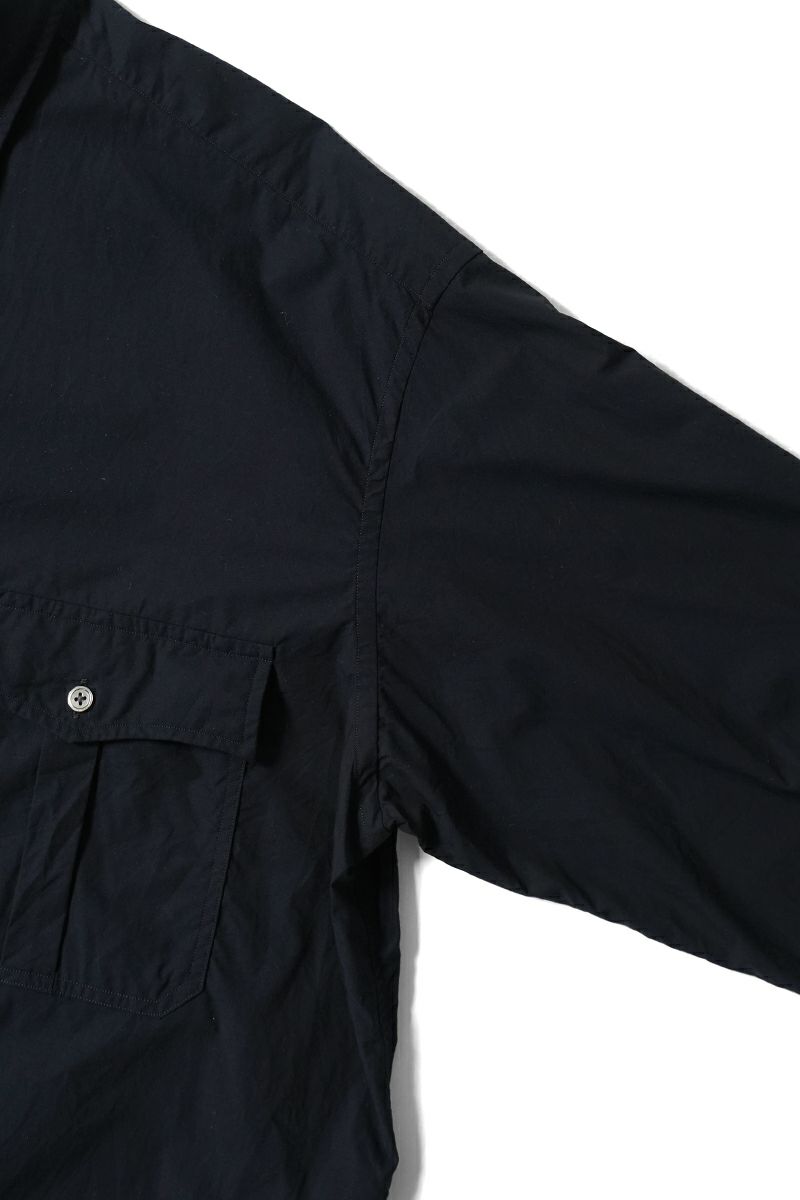 Porter Classic(ポータークラシック)；ROLL UP COTTON SHIRT ロールアップコットンシャツ PC-016-3359；04