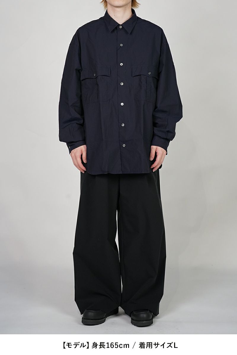 Porter Classic(ポータークラシック)ROLL UP COTTON SHIRT ロールアップコットンシャツ PC-016-3359 -17