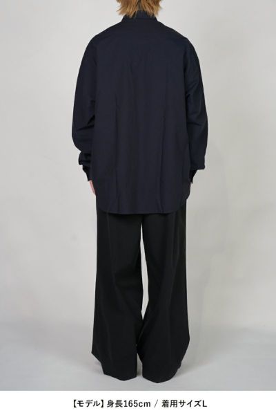 Porter Classic(ポータークラシック)；ROLL UP COTTON SHIRT ロールアップコットンシャツ PC-016-3359；12