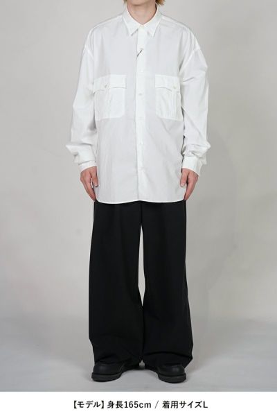 Porter Classic(ポータークラシック)；ROLL UP COTTON SHIRT ロールアップコットンシャツ PC-016-3359；13