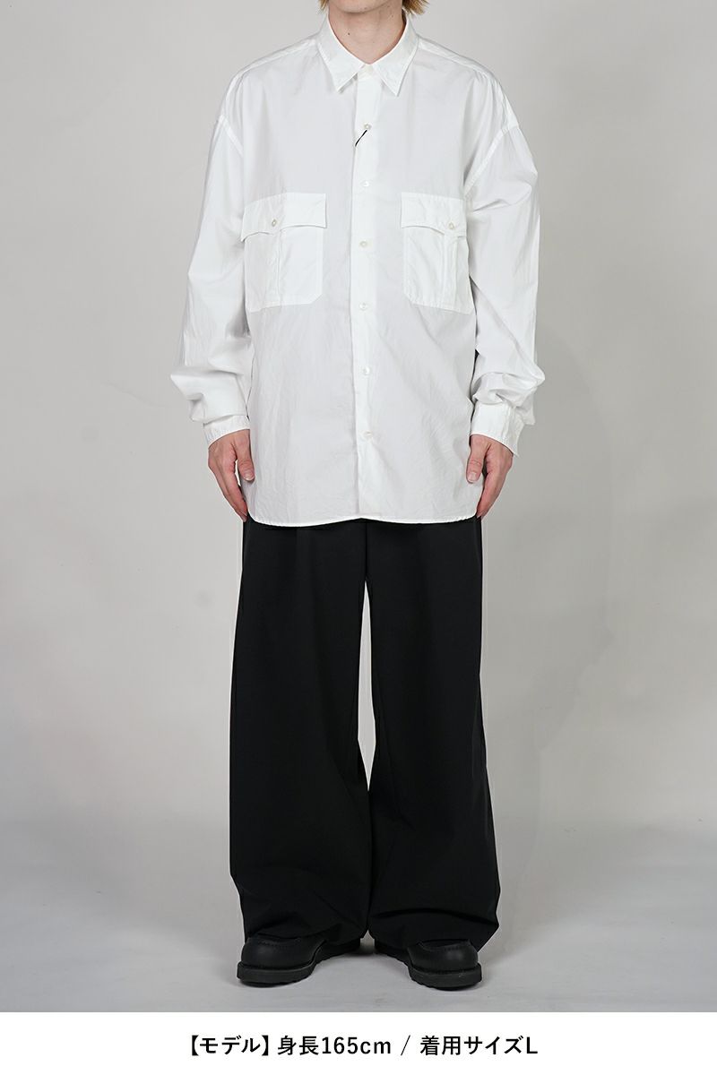 Porter Classic(ポータークラシック)ROLL UP COTTON SHIRT ロールアップコットンシャツ PC-016-3359 -19